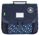 CARTABLE TANN&#039;S KILIAN MARINE 35CM 35231 www.solene-maroquinerie.fr