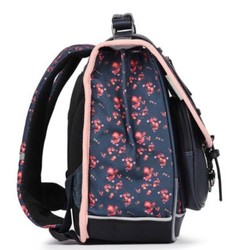 CARTABLE CAMLON VINTAGE FANTASY NAVY BLOSSOM 38CM www.solene-maroquinerie.fr