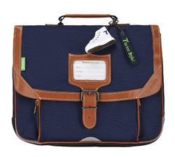 CARTABLE TANN'S CAMILLE MARINE 35CM 35111 www.solene-maroquinerie.fr