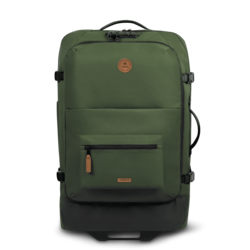 VALISE SOUPLE 2 ROUES CABAIA SOFT SUITCASE 2 WHEELS M COROMANDEL www.solene-maroquinerie.fr