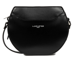 SAC DEMI LUNE LANCASTER SUAVE LUNE NOIR 433-32 NOIR www.solene-maroquinerie.fr