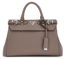 SAC A MAIN GUESS ECO ALI DARK TAUPE EBG951105 www.solene-maroquinerie.fr