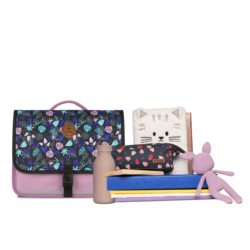 CARTABLE CABAIA DISCOVER SMALL 35CM ARENDELLE-AGRABAH www.solene-maroquinerie.fr