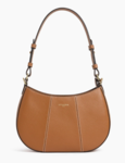 PETIT SAC DEMI LUNE LE TANNEUR JULIETTE EN CUIR GRAIN TAN TJET1050G05 www.solene-maroquinerie.fr