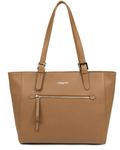 SAC CABAS PAULE LANCASTER FIRENZE CAMEL 480-004 CAMEL www.solene-maroquinerie.fr