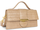 SAC BAGUETTE LANCASTER CROCO ILY NATUREL 531-013 NATUREL www.solene-maroquinerie.fr
