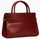 SAC A MAIN MOYEN MODELE LE TANNEUR EMILIE EN CUIR LISSE ET NUBUCK ROUGE REVOLUTION TEMI16M1R11 www.s