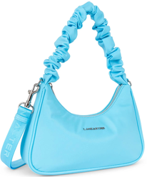 PETIT SAC BAGUETTE LANCASTER BASIC CHOUCHOU BLEU ATOLL 510-68 BLEUATOLL www.solene-maroquinerie.fr