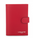 PORTEFEUILLE PORTE CARTES LANCASTER CONSTANCE 137-15 ROUGE www.solene-maroquinerie.fr