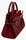 SAC A MAIN MOYEN MODELE LE TANNEUR EMILIE EN CUIR LISSE ET NUBUCK ROUGE REVOLUTION TEMI16M1R11 www.s