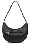 SAC BESACE LANCASTER FIRENZE NOIR 480-002 NOIR www.solene-maroquinerie.fr