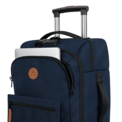 VALISE SOUPLE 4 ROUES CABAIA SOFTSUITCASE 4 WHEELS SMALL REYKJAVIK www.solene-maroquinerie.fr