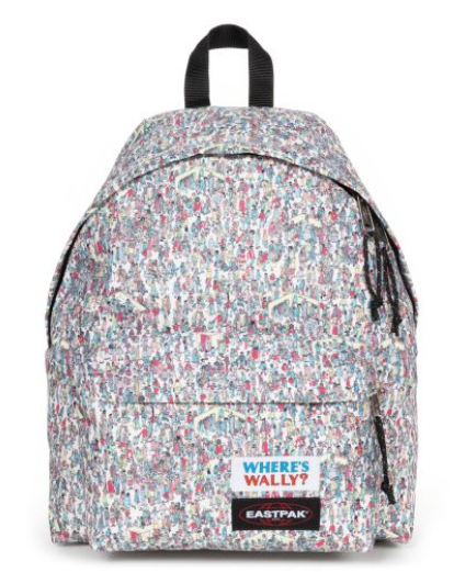 SAC A DOS EASTPAK PADDED 5E1 WALLY PATERN WHITE