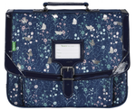 CARTABLE TANN&#039;S NINA BLEU 38CM 38260 www.solene-maroquinerie.fr