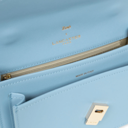 SAC TROTTEUR LANCASTER X ZO MOLLY 480-010 BLEUCLAIR www.solene-maroquinerie.fr
