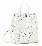 Petit sac  dos gouttes DESIGUAL BLANC 23SAKP31 1001 www.solene-maroquinerie.fr