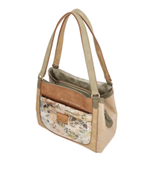 SAC A MAIN 3 COMPARTIMENTS ANEKKE AMAZONIA 36702-192 www.solene-maroquinerie.fr