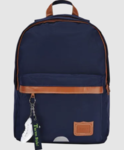 SAC A DOS TANN&#039;S L 2 COMPARTIMENTS CAMILLE BLEU 63111 www.solene-maroquinerie.fr