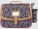 CARTABLE TANN&#039;S ALBA MULTICOLORE 38CM POCHE GOURDE 33324 www.solene-maroquinerie.fr