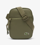 PETITE SACOCHE PLATE LACOSTE LCST IVY GREEN NH3307LV N62 www.solene-maroquinerie.fr