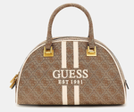 SAC A MAIN GUESS MILDRED LOGO 4G BEIGE HWSS8962060 LATTE LOGO www.solene-maroquinerie.fr