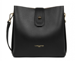 SAC SEAU LANCASTER FOULONN DOUBLE NOIR NUDE 470-44 NOIR_IN_NU www.solene-maroquinerie.fr