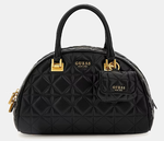 SAC A MAIN GUESS MILDRED SURPIQU NOIR QA8962060 www.solene-maroquinerie.fr
