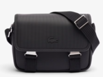 SAC MESSENGER MEN&#039;S CLASSIC LACOSTE NOIR NH4858HC 000 www.solene-maroquinerie.fr