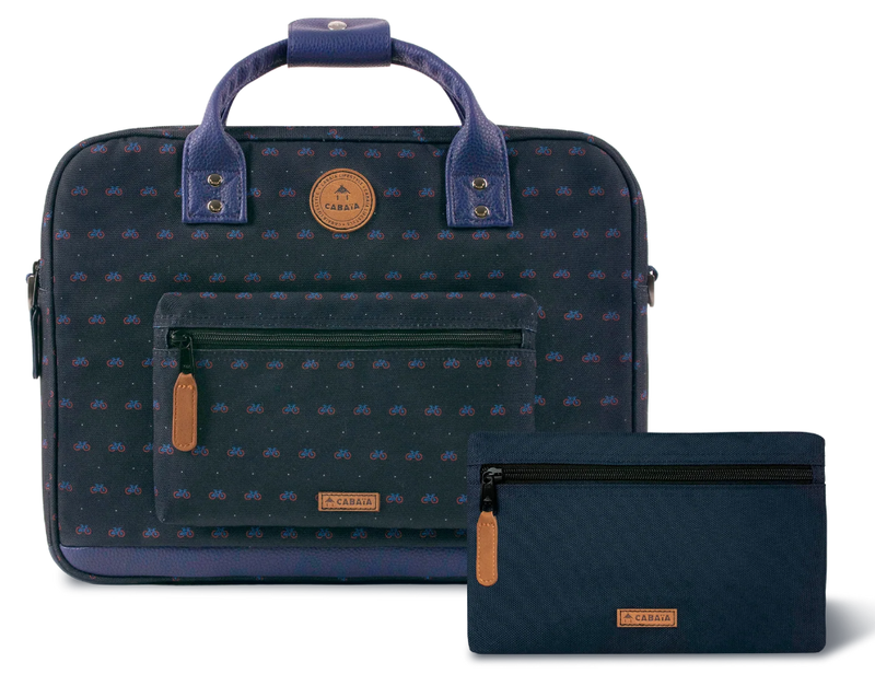 SAC ORDINATEUR CABAIA MESSENGER PADOUE Solene maroquinerie