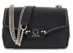 SAC EN BANDOULIERE GUESS NASTRA BLACK BG963721 www.solene-maroquinerie.fr