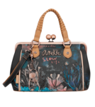 SAC A FERMOIR ANEKKE CORAIL NOIR 34721-009 www.solene-maroquinerie.fr