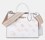 SAC A MAIN GUESS REA LOGO 4G BLANC MULTI HWSO8963060 WHITE OMBRE LOGO  www.solene-maroquinerie.fr