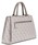 SAC A MAIN GUESS ZAMIRA DARK TAUPE LOGO SG962906 www.solene-maroquinerie.fr