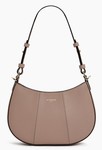 PETIT SAC DEMI LUNE LE TANNEUR JULIETTE EN CUIR GRAIN GRIS DE PARME TJET1050S12 www.solene-maroquin