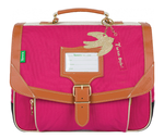 CARTABLE TANN&#039;S PALOMA FRAMBOISE 35CM 35113 www.solene-maroquinerie.fr