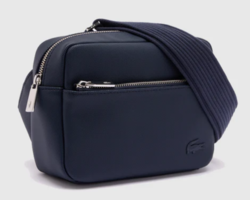 SAC REPORTER LACOSTE MEN'S CLASSIC MARINE 166 NH4427HC 021 www.solene-maroquinerie.fr