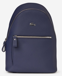 SAC A DOS  LACOSTE DAILY CLASSIC EN TOILE ENDUITE PIQUEE UNIE PEACOAT NF2773DC 021 www.solene-maroqu