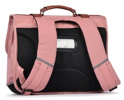 CARTABLE CAMLON VINTAGE FANTASY PINK SHINNY 35CM www.solene-maroquinerie.fr