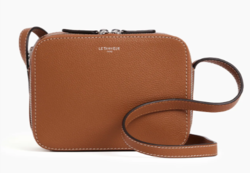 PETIT SAC BANDOULIRE LE TANNEUR SOPHIE EN CUIR GRAIN TAN TSOP1100G05 www.solene-maroquinerie.fr