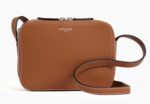 PETIT SAC BANDOULIRE LE TANNEUR SOPHIE EN CUIR GRAIN TAN TSOP1100G05 www.solene-maroquinerie.fr