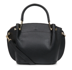 SAC A MAIN LOUISA LANCASTER FOULONN DOUBLE NOIR IN NUDE 470-18 NOIR_INN www.solene-maroquinerie.fr