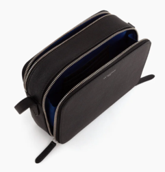 PETIT SAC BANDOULIRE LE TANNEUR SOPHIE EN CUIR GRAIN NOIR TSOP1100N01 www.solene-maroquinerie.fr