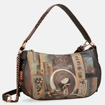 SAC A MAIN OVAL DOUBLE PORT ANEKKE SHOEN 37701-223 www.solene-maroquinerie.fr