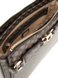 SAC EN BANDOULIERE GUESS ARLENA LOGO PS933604 MOCHA LOGO www.solene-maroquinerie.fr