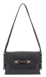 SAC EN BANDOULIERE GUESS LEFIA BLACK KG964419 www.solene-maroquinerie.fr