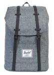 SAC A DOS HERSCHEL RETREAT RAVEN CROSSHATCH 10066-01132-OS www.solene-maroquinerie.fr