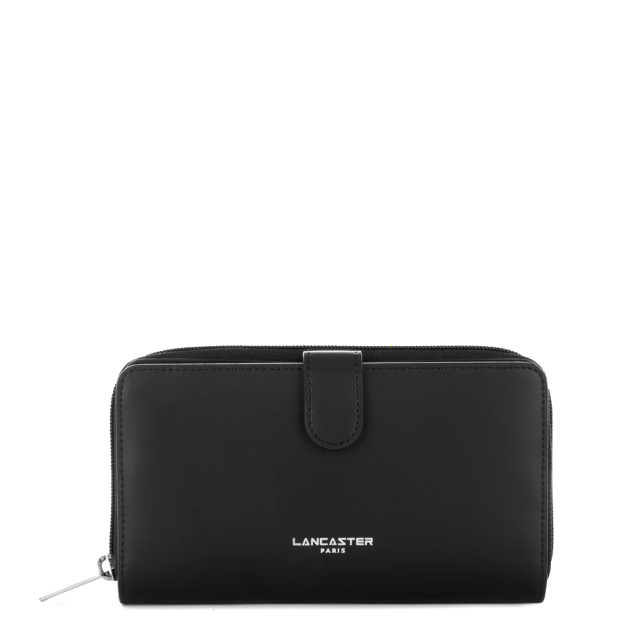 COMPAGNON DOS A DOS LANCASTER SMOOTH NOIR 137-18 NOIR www.solene-maroquinerie.fr