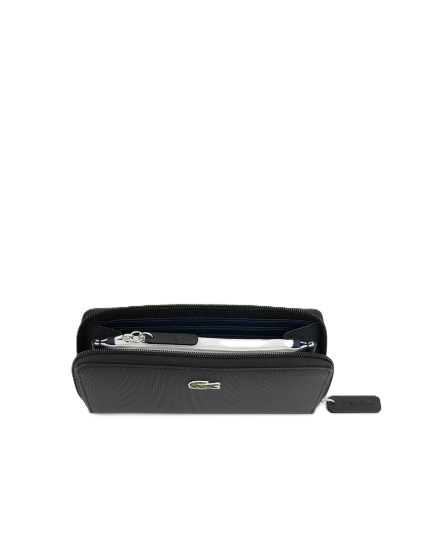 GRAND PORTEFEUILLE ZIPPÉ LACOSTE L.12.12 CONCEPT NOIR NF2900PO 000 www.solene-maroquinerie.fr 2