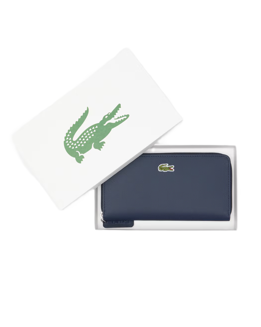 GRAND PORTEFEUILLE ZIPPÉ LACOSTE L.12.12 CONCEPT PENOMBRE NF2900PO 141 www.solene-maroquinerie.fr 3