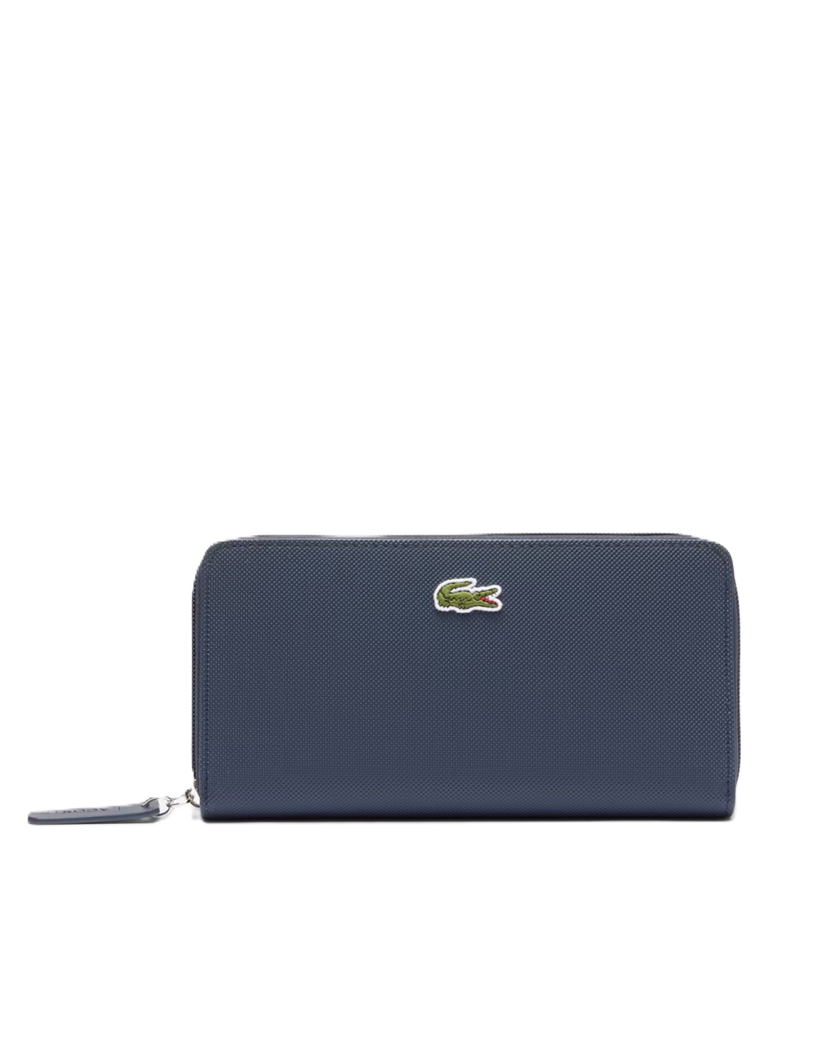 GRAND PORTEFEUILLE ZIPPÉ LACOSTE L.12.12 CONCEPT PENOMBRE NF2900PO 141 www.solene-maroquinerie.fr